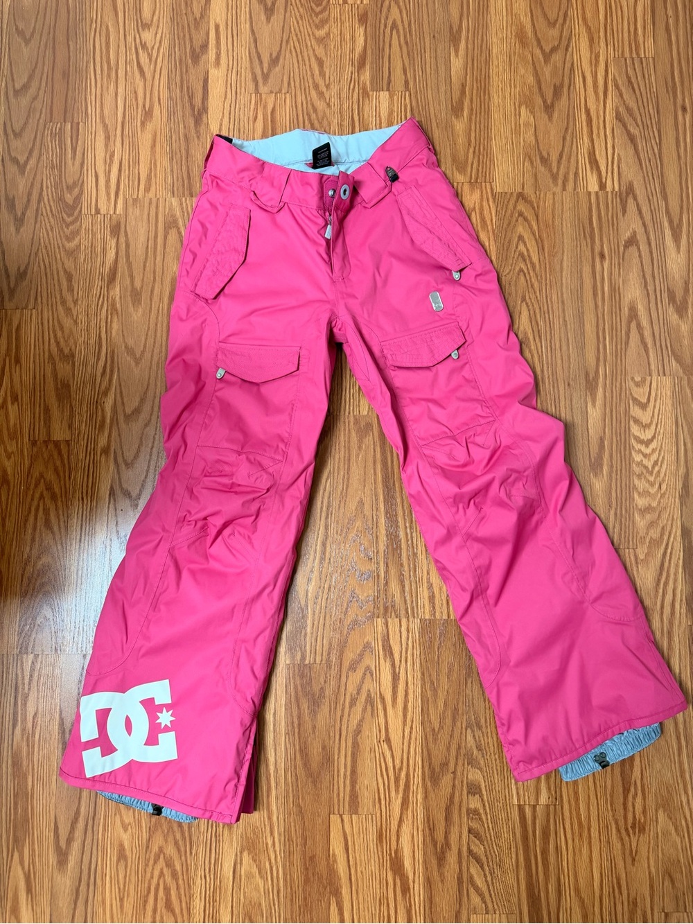 DC Kids Farad Pink Snowboard Ski Pants Insulated Cargo Snow Pants
